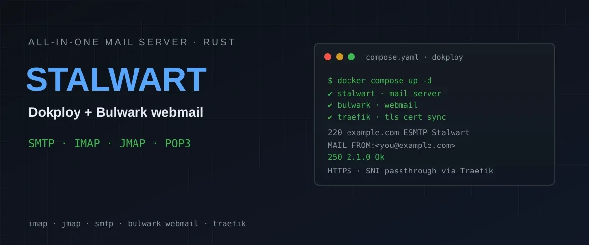 Deploying a Stalwart Mail Server with Dokploy