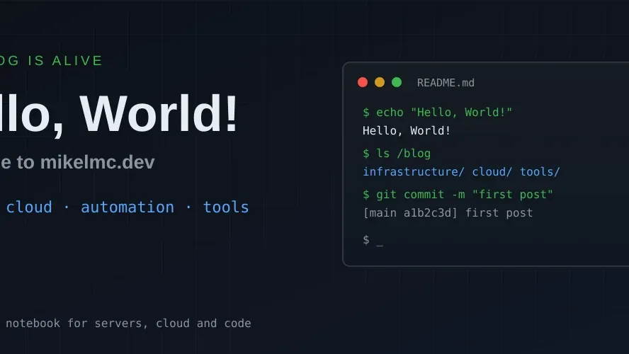 Hello, World!